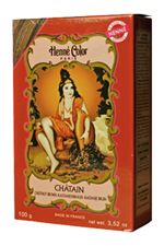Henné Color henna powder hair dye Chatain - Chestnut